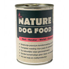 Nature Dog Food -Hert, Rendier, Wortel & Cranberry